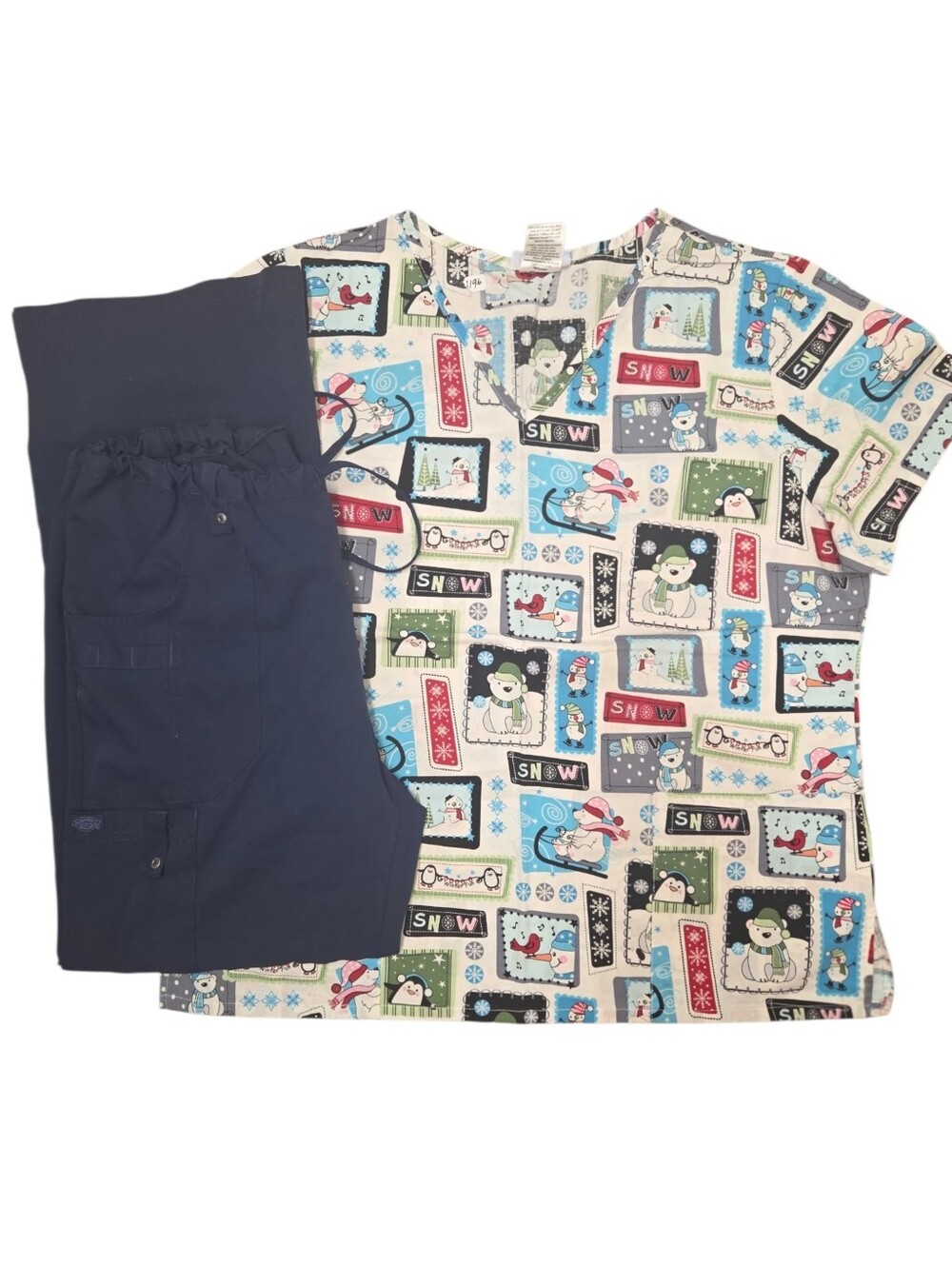 Polar Bears Scrub Set
